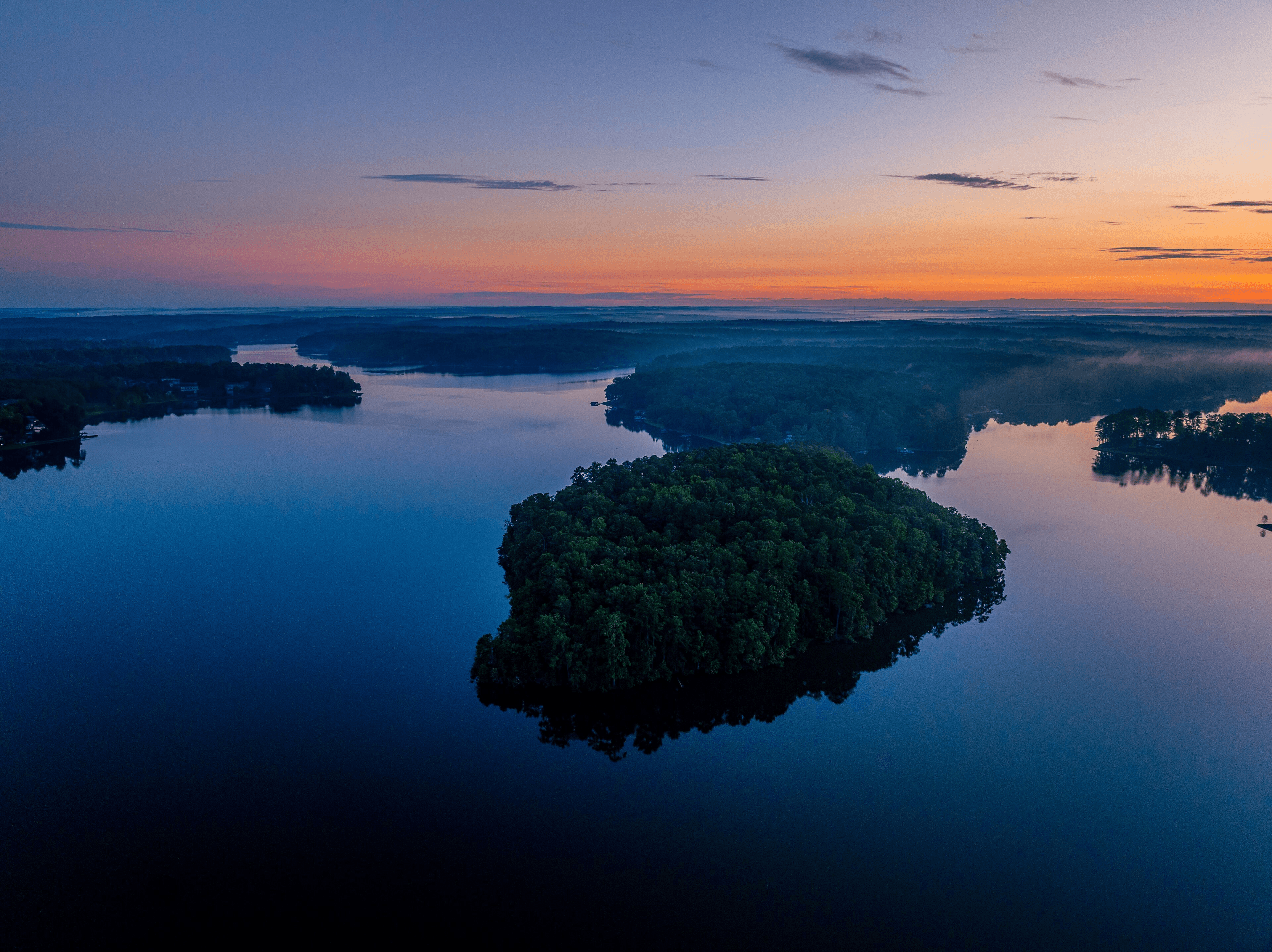 Fishing on Lake Oconee, Georgia